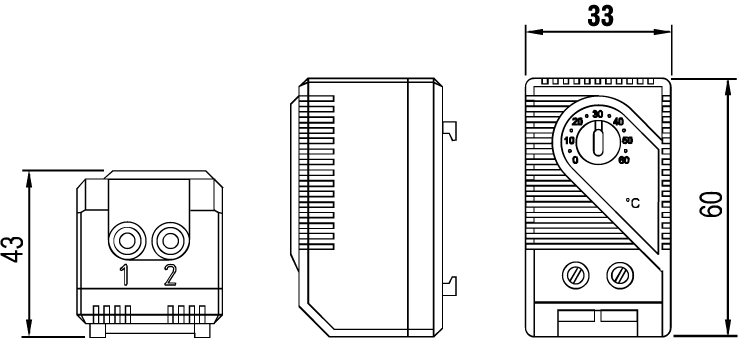 Габаритные размеры MTK-CT1