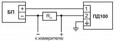 Схема подключения ПД100