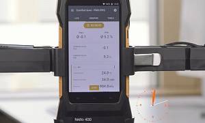 Измерение с помощью Testo 400 (Англ.)