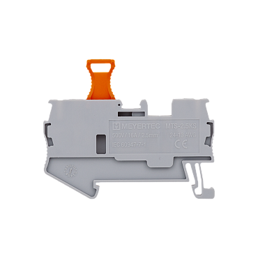 MTS-2.5KS Клемма пружинная с ножевым размыкателем, 2.5 мм²