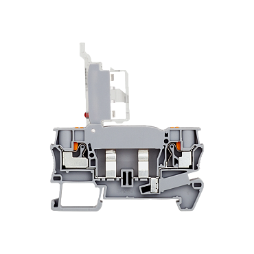 MTP-4F220 Клемма push-in с держателем предохранителя, 4 мм², индикация 220В