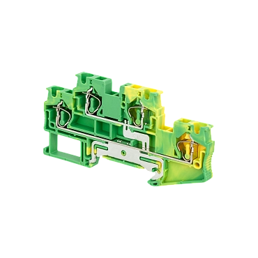 MTS-D4PE - Клемма пружинная двухуровневая "Земля", 4 мм²