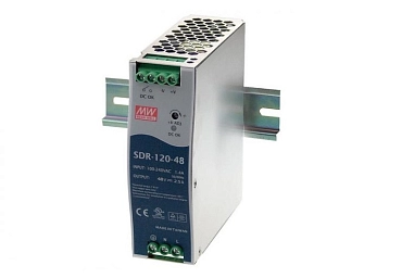 SDR-120-48 - блок питания AC-DC на DIN-рейку 120Вт