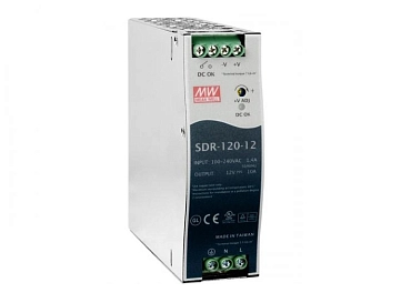 SDR-120-12 - блок питания AC-DC на DIN-рейку 120Вт