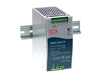 SDR-240-24 - блок питания AC-DC на DIN-рейку 240Вт